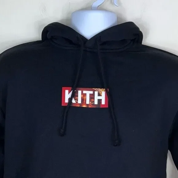Kith Notorious BIG Crown Graphic Black Hooded Pullover Sweatshirt - Picture 3 of 14
